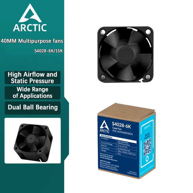 Case Fan Controller - ARCTICS S4028 Computer Case Fan Dual