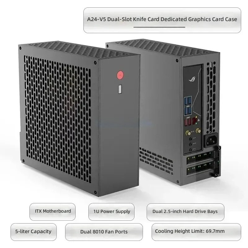 5 Litre Mini A24-V5 2.0 Dual S - đánh giá và giá Pc Chassis