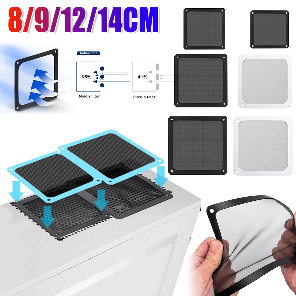 1/2X 8/9/12/14cm Magnetic Fram - đánh giá và giá Dust Filter Pc