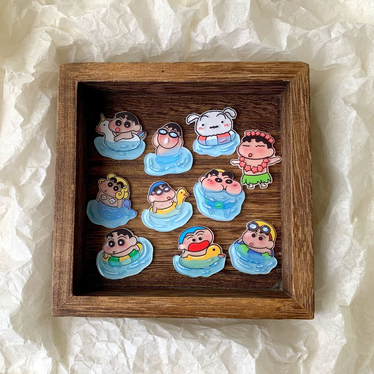 Crayon Shin-chan resin accesso - đánh giá và giá Case Fans