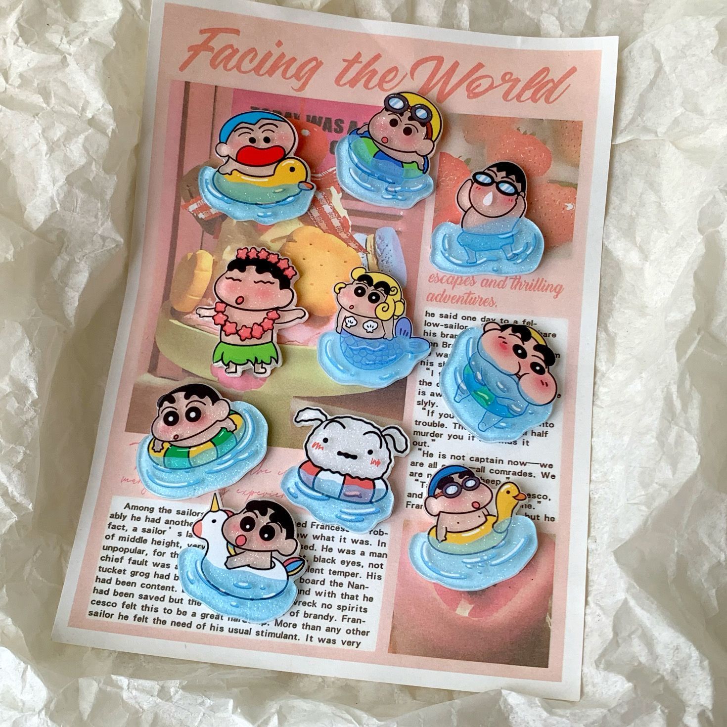 Crayon Shin-chan resin accesso - đánh giá và giá Case Fans