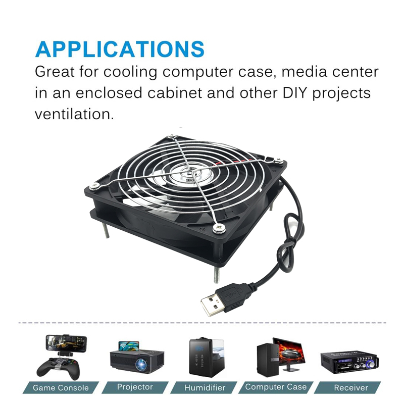 8/12cm 12V USB Powered Compute - đánh giá và giá Pc Chassis