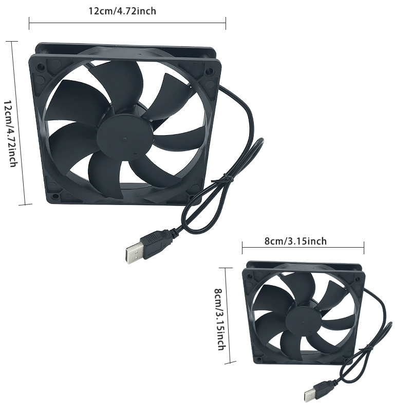 8/12cm 12V USB Powered Compute - đánh giá và giá Pc Chassis