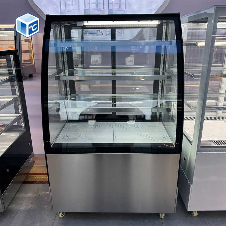 2 Tier Commercial Cake Display - đánh giá và giá Case Fans