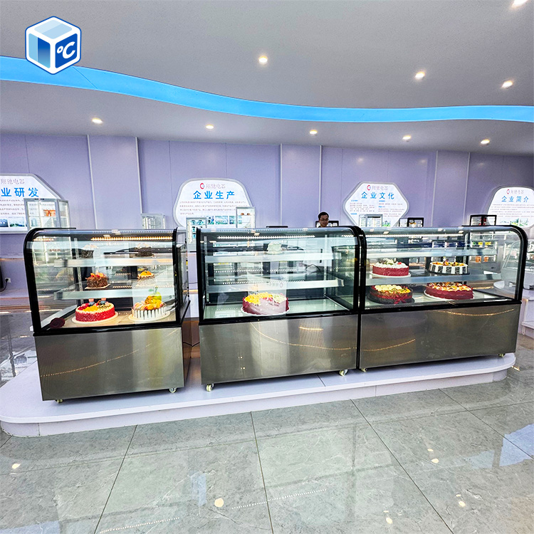 2 Tier Commercial Cake Display - đánh giá và giá Case Fans