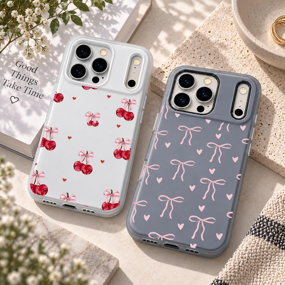 Cute Pink Heart Bow Cute Pink  - đánh giá và giá Matte Pc Case