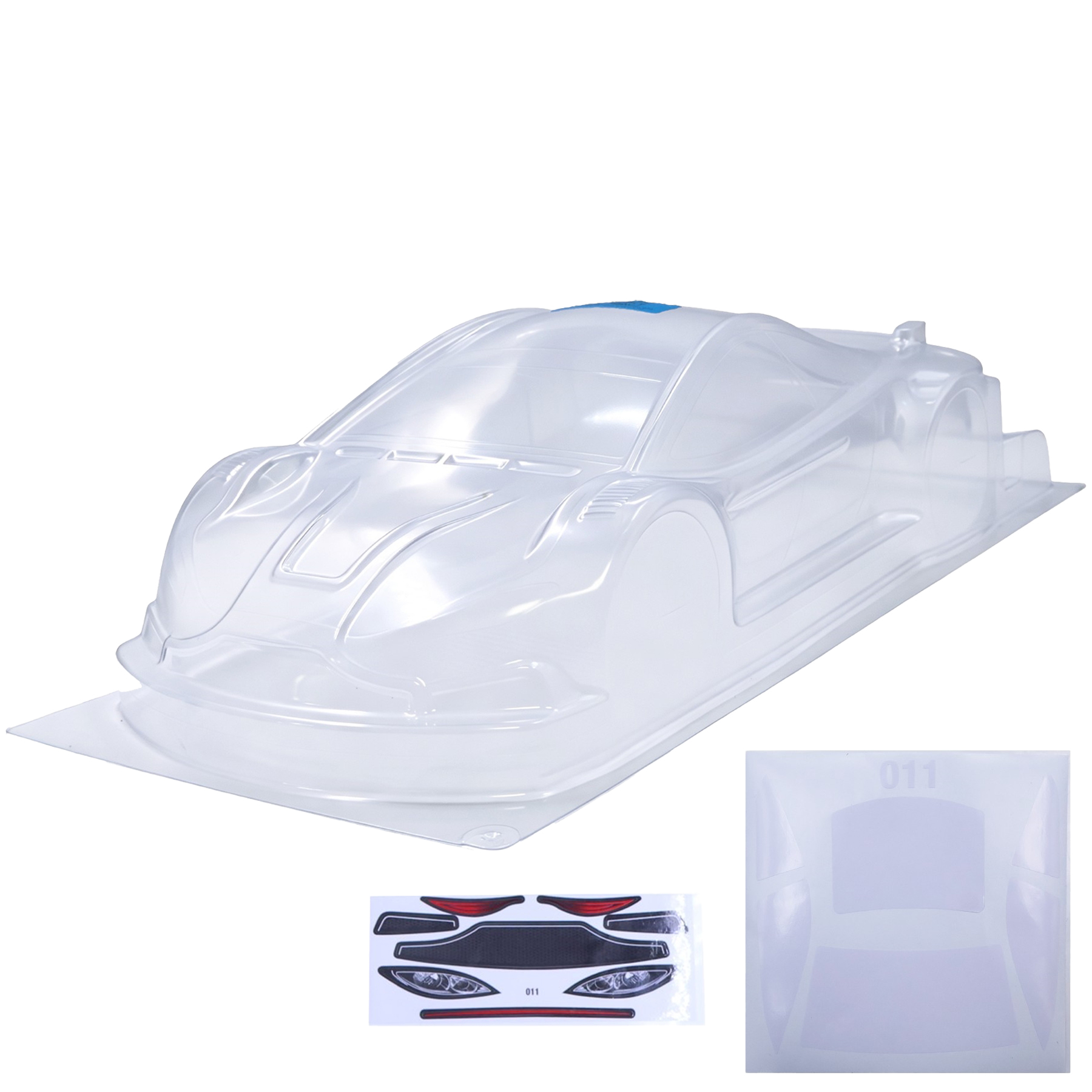 1/10 RC Unpainted On Road Clea - đánh giá và giá Pc Chassis