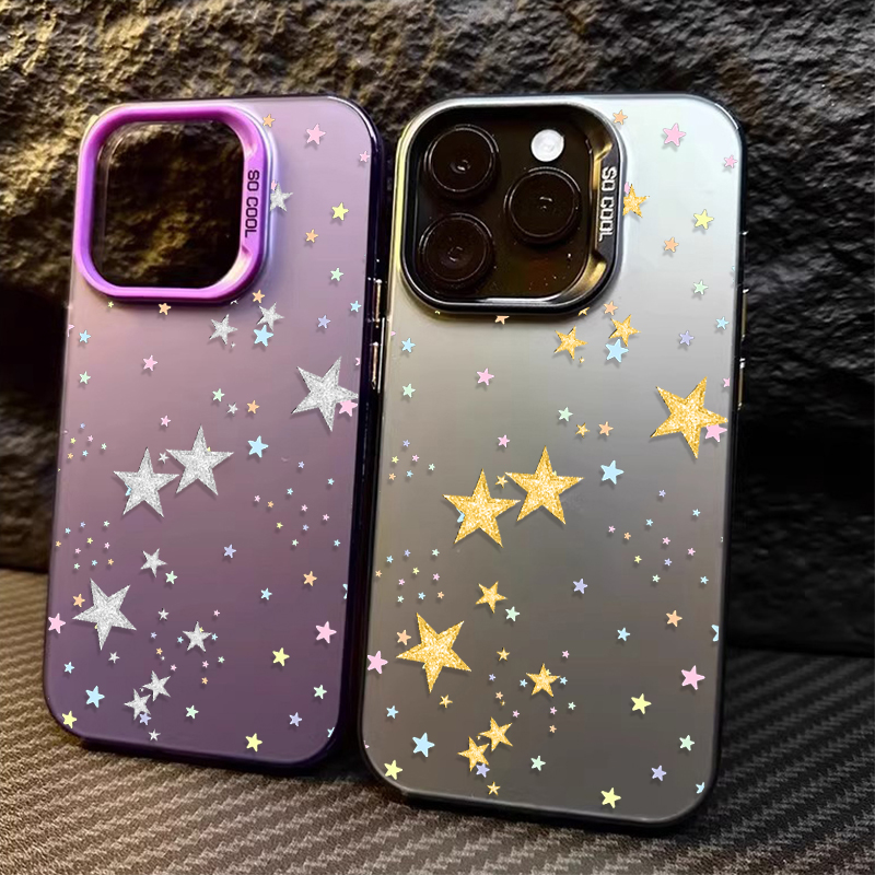 Colorful Star Pattern Matte Ha - đánh giá và giá Matte Pc Case