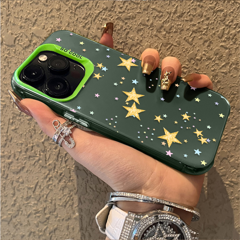 Colorful Star Pattern Matte Ha - đánh giá và giá Matte Pc Case