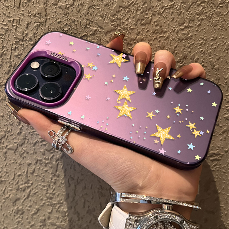 Colorful Star Pattern Matte Ha - đánh giá và giá Matte Pc Case